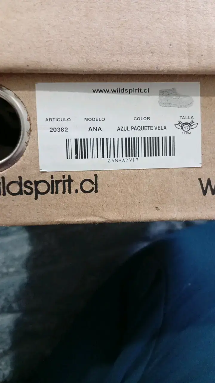 N°17 Zapatos de cuero azul para bebé Wild Spirit - 4