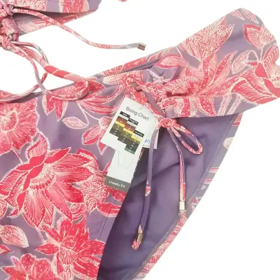 Bikini Time and Tru Floral Talla M Nuevo - miniatura 3