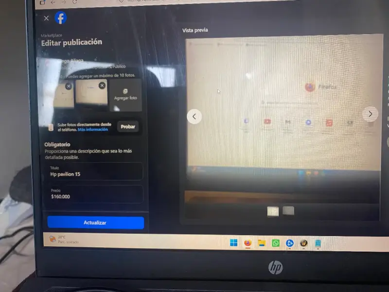 Hp Pavilion 15 Modelo cw1010la - 4