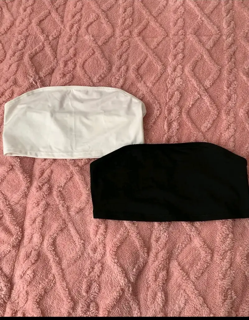 Set de Bandeau Blanco y Negro para Mujer