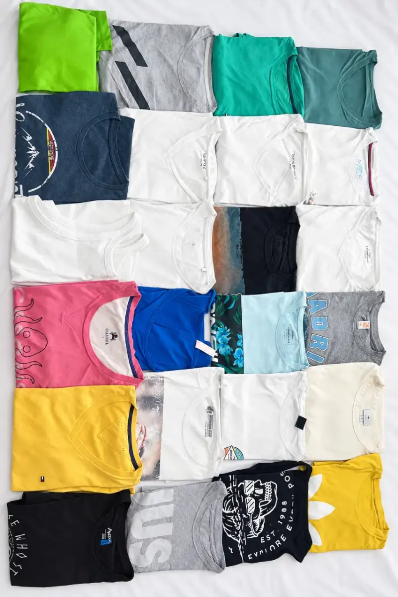 Lote de poleras variadas para hombre - 1