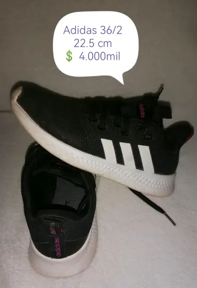 Zapatillas deportivas Adidas negras talla 36 - miniatura 1
