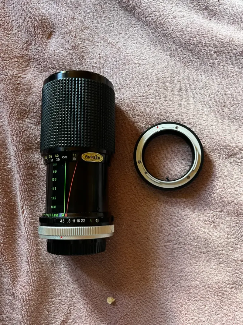 Lente teleobjetivo Super Coated 200mm - 1