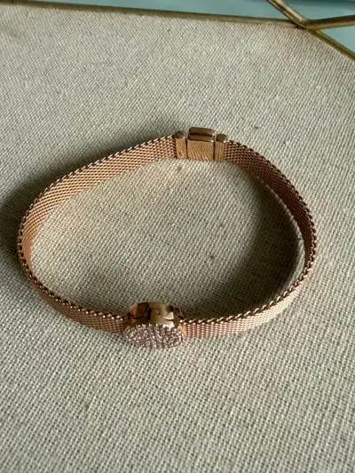 Pulsera Pandora con charm brillante - miniatura 2