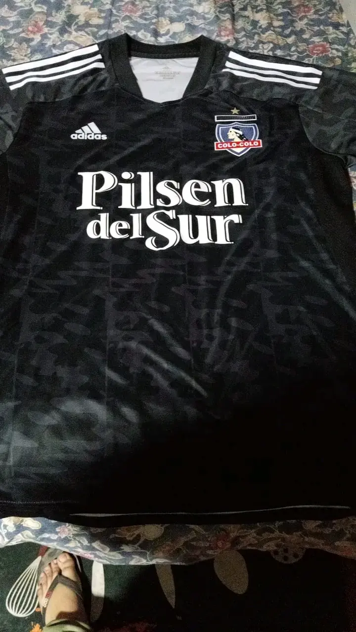 Camiseta Negra Colo-Colo Adidas Talla XXL - 1