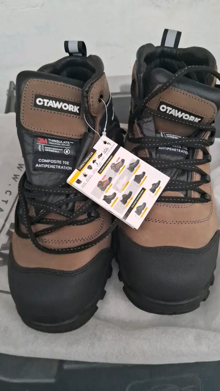 Botas de seguridad marrones Ctawork Kodiak - 4