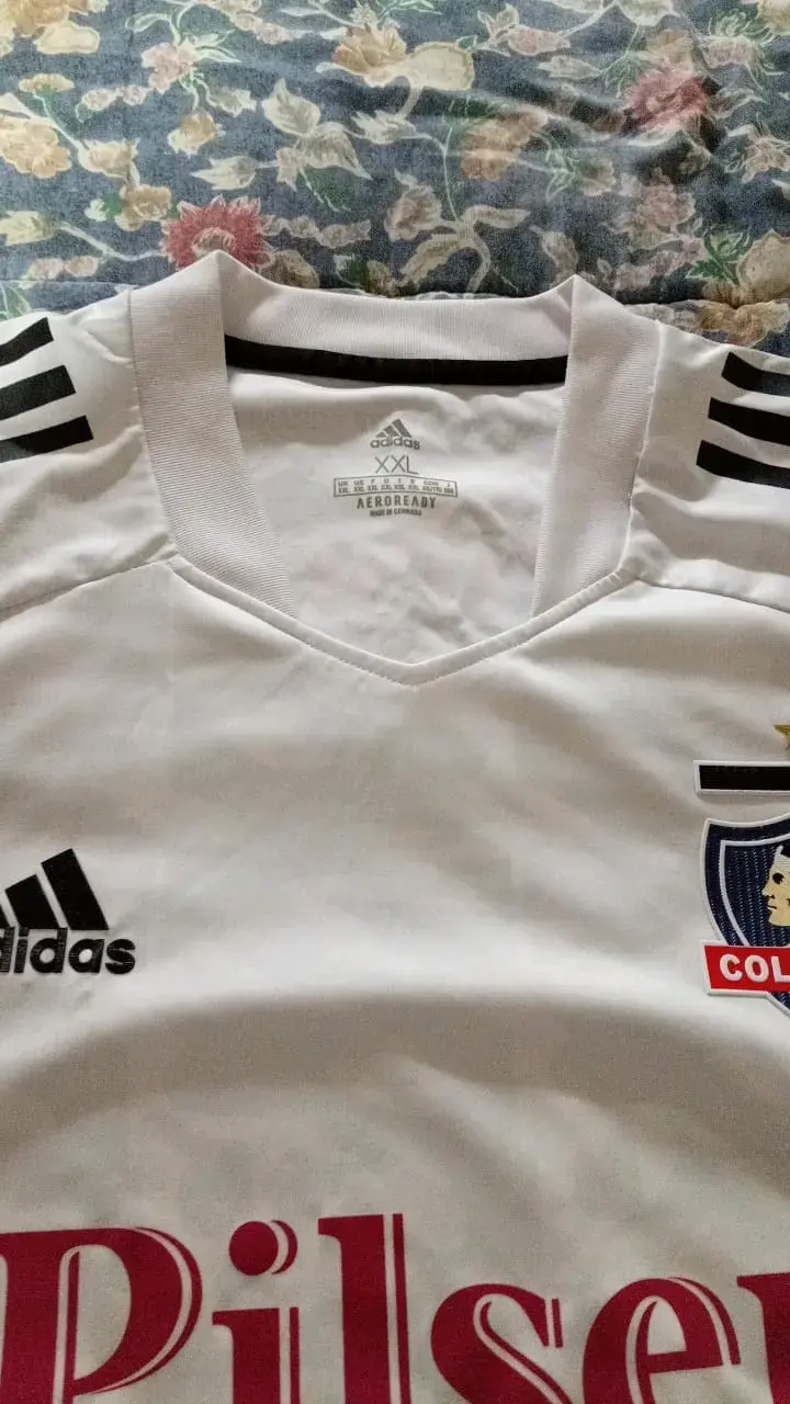 Camiseta Adidas Colo-Colo Blanca Talla XXL - 1
