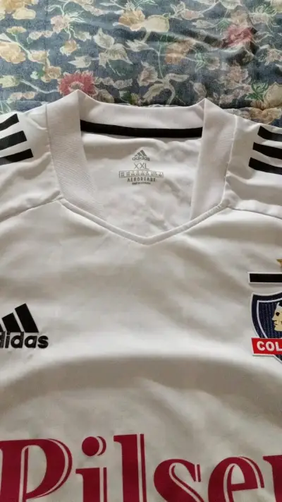 Camiseta Adidas Colo-Colo Blanca Talla XXL - miniatura 1