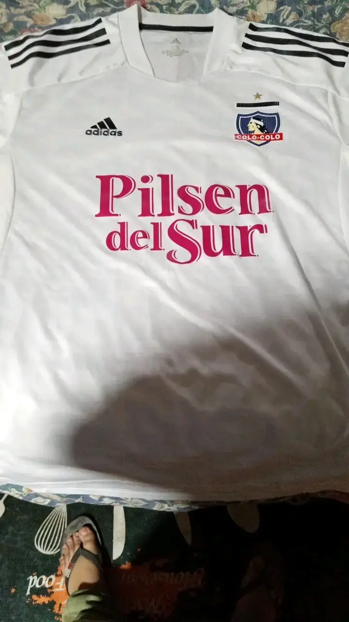 Camiseta Adidas Colo-Colo Blanca Talla XXL - 2