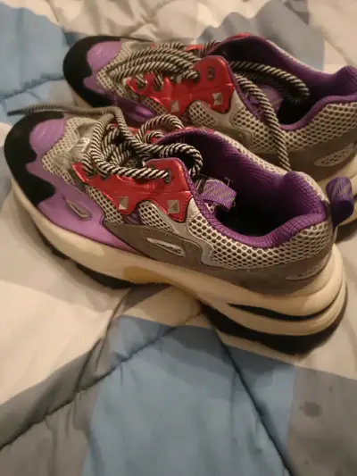 Zapatillas deportivas multicolor con detalles metálicos - miniatura 3