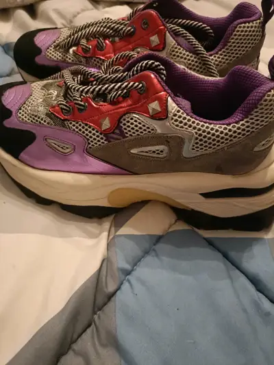 Zapatillas deportivas multicolor con detalles metálicos - miniatura 6