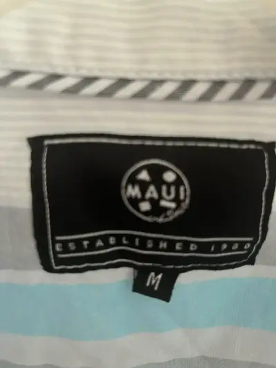 Camisa a rayas Maui para hombre talla M - miniatura 3