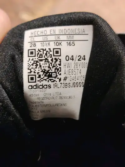 Zapatillas deportivas negras Adidas para niños - miniatura 2