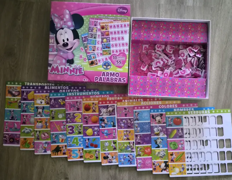 Juego educativo Minnie Armo Palabras Disney - 1