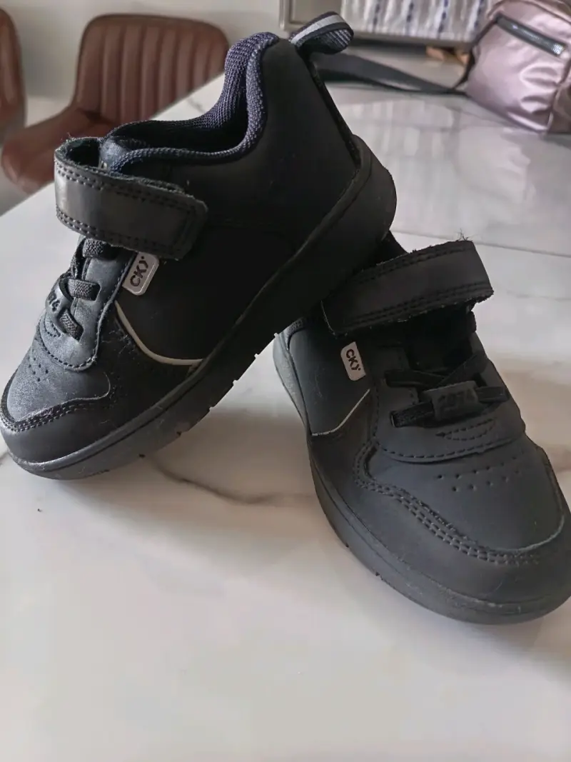 Zapatos escolares negros CKY para niños - 1