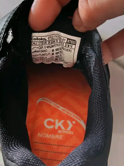 Zapatos escolares negros CKY para niños - miniatura 2