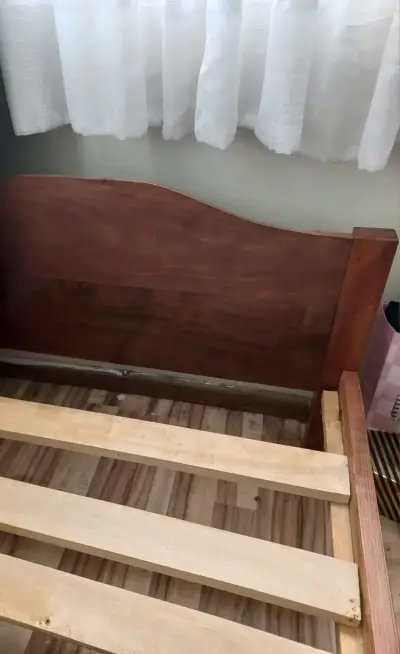 Cama individual de madera con colchón incluido - miniatura 6