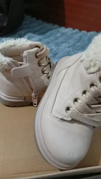N° 19 Botin de bebé color beige - miniatura 3