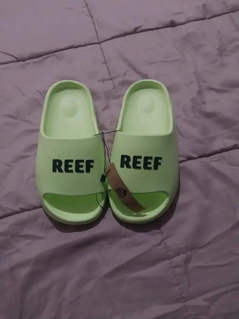 Sandalias de baño unisex Reef color verde - 1