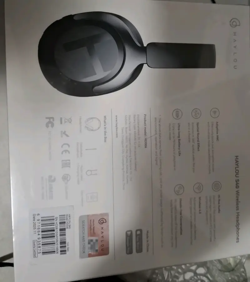 Auriculares Inalámbricos Haylou S40 con Cancelación de Ruido - 2