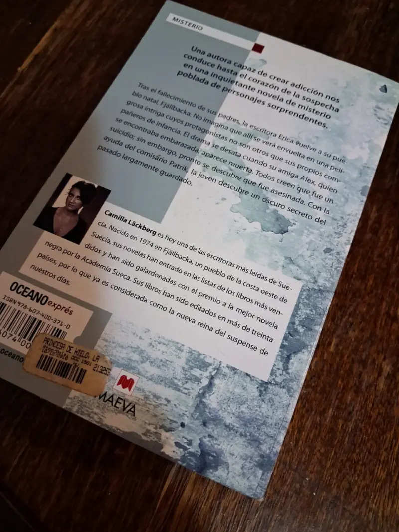 Libro 'La princesa de hielo' de Camilla Läckberg - 2