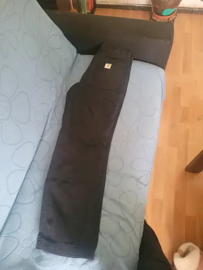 Pantalones Carhartt negros de hombre - miniatura 1