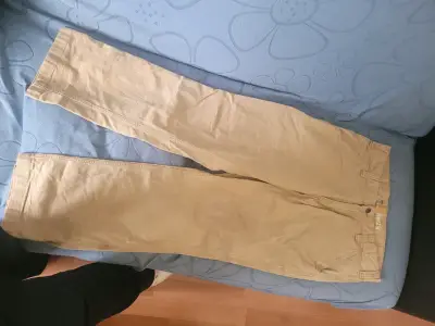 Pantalones Carhartt beige relaxed fit - miniatura 1