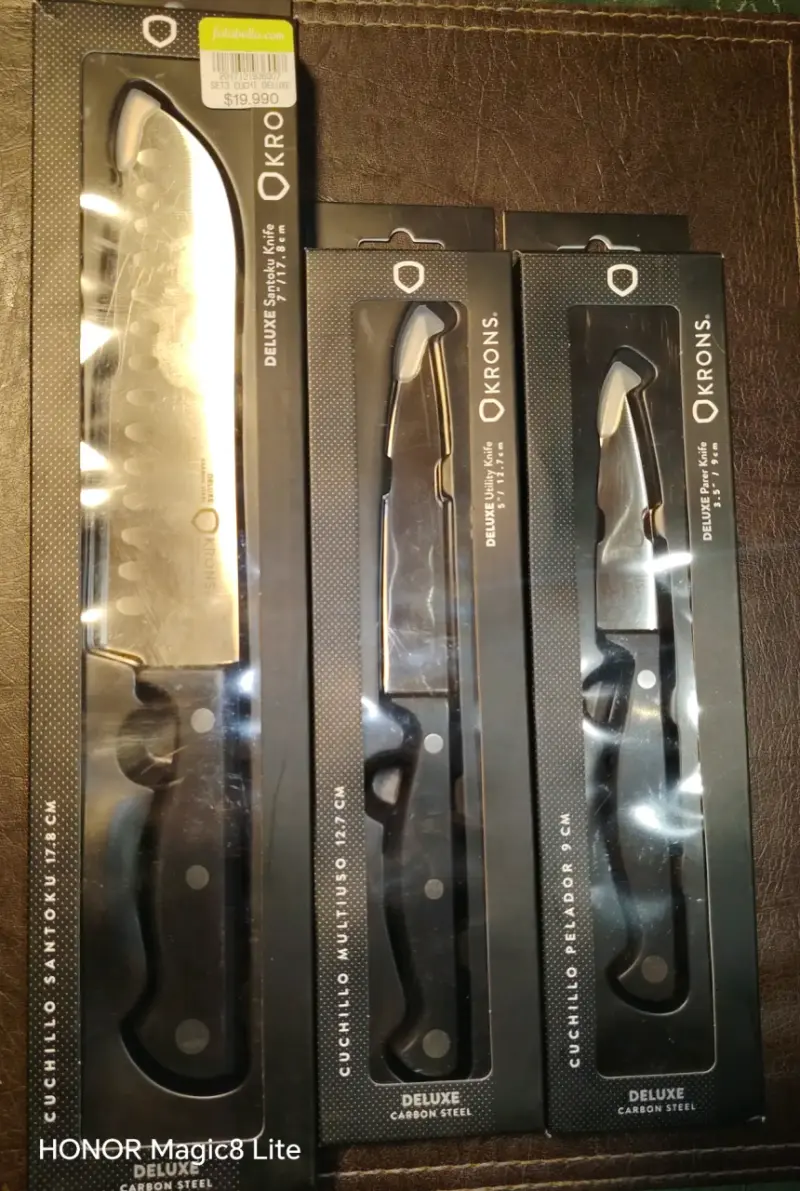 Set de cuchillos de cocina Kronos Deluxe