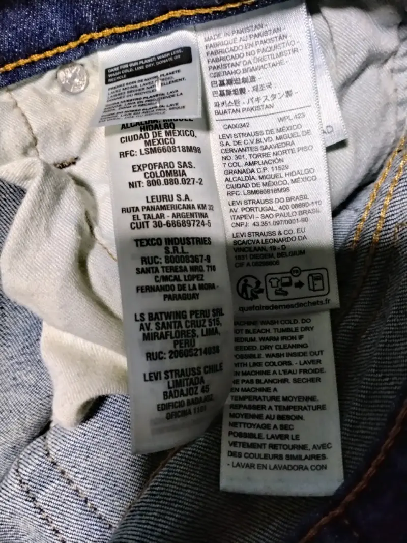 Jeans Levi's 513 Hombre Talla 30 - 3