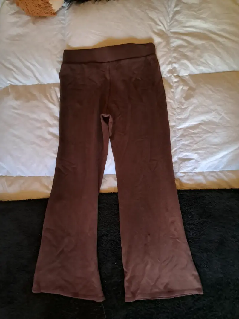 Pantalones acampanados marrones H&M kids - 3