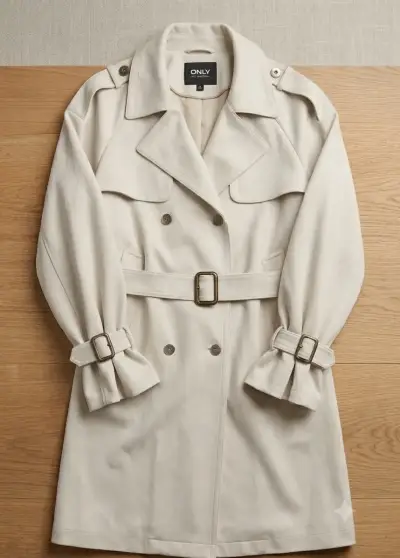 Chaqueta trench de gamuzilla - miniatura 2
