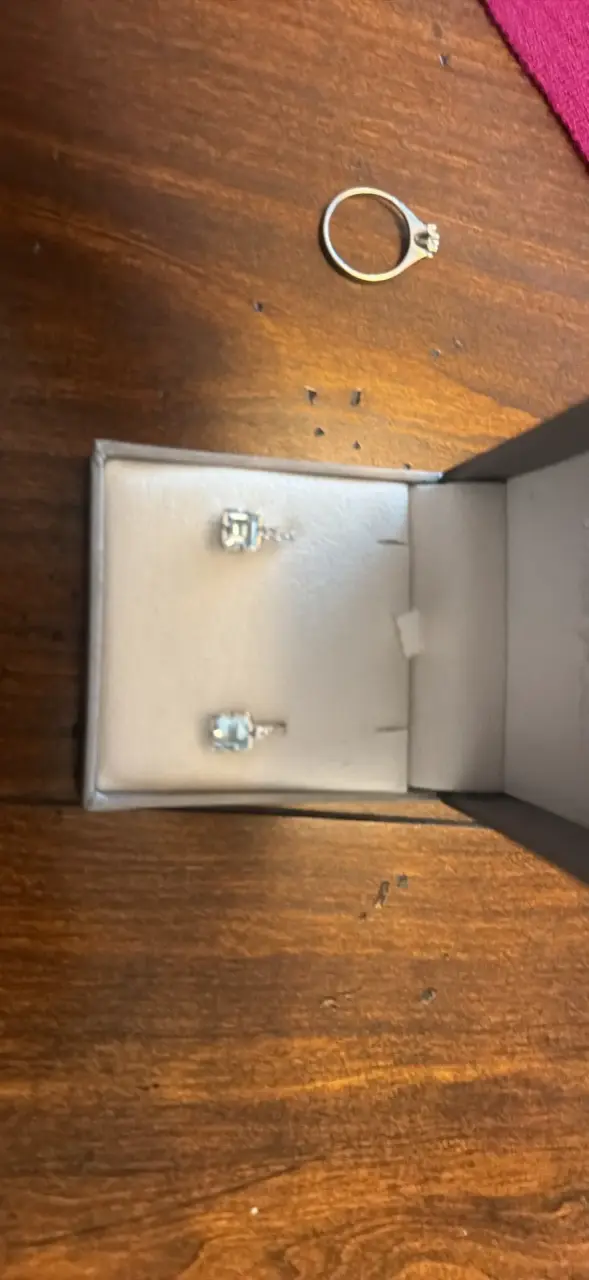 Aros de plata con piedras Mary Soli - 1
