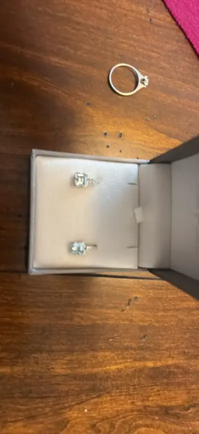 Aros de plata con piedras Mary Soli - miniatura 1
