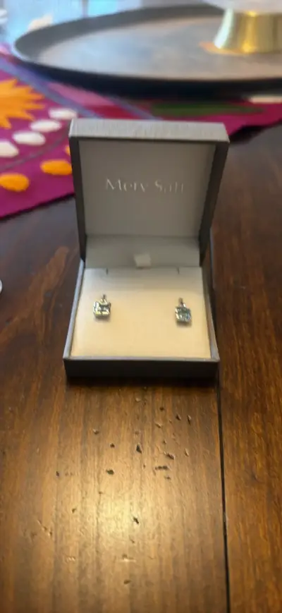 Aros de plata con piedras Mary Soli - miniatura 2