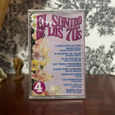 Cassette El Sonido de los 70's Vol. 4 Sellado 1993 - miniatura 3