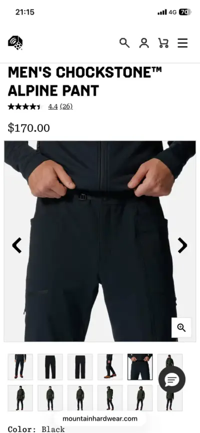 Pantalones de montaña Mountain Hardwear Chockstone - miniatura 2