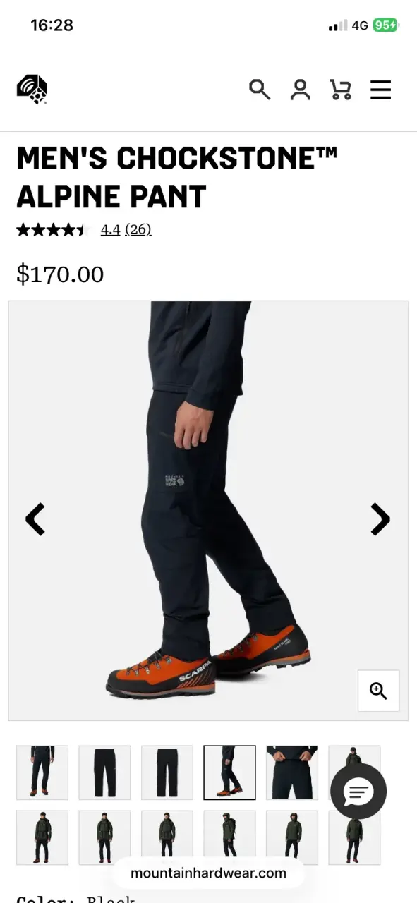 Pantalones de montaña Mountain Hardwear Chockstone - 4