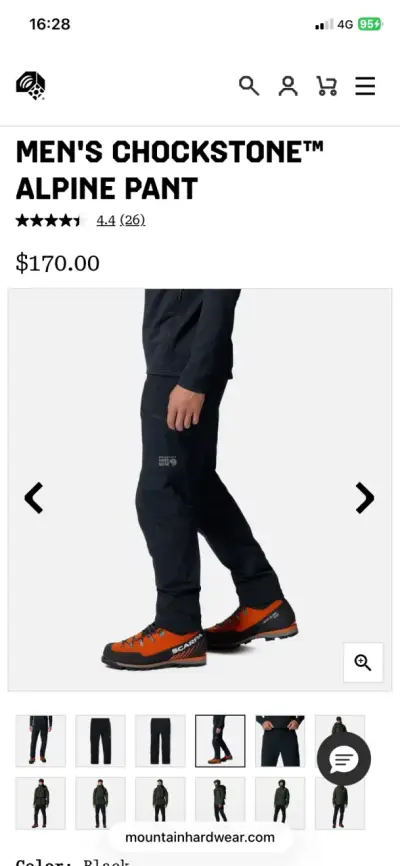 Pantalones de montaña Mountain Hardwear Chockstone - miniatura 4