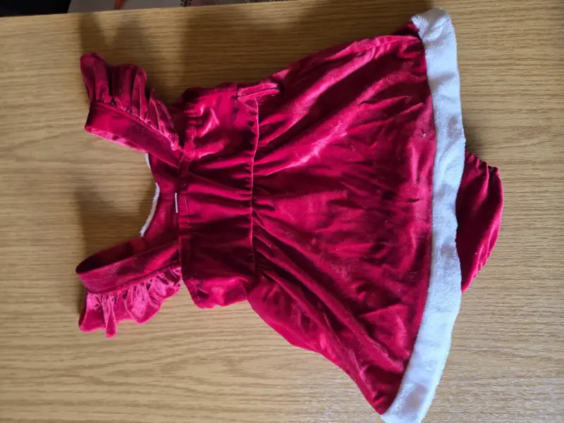 Vestido de Navidad para bebé rojo - 2
