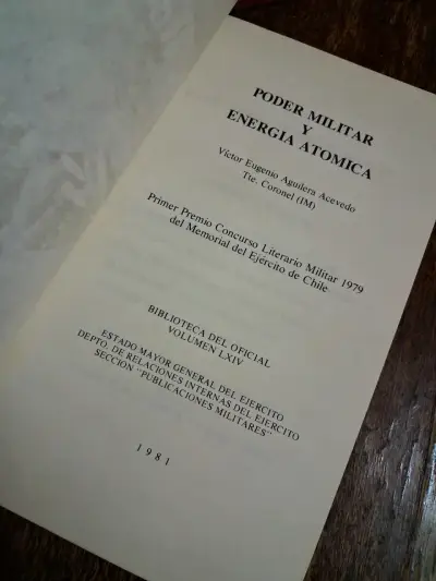 Libro Poder Militar y Energía Atómica de 1981 - miniatura 3