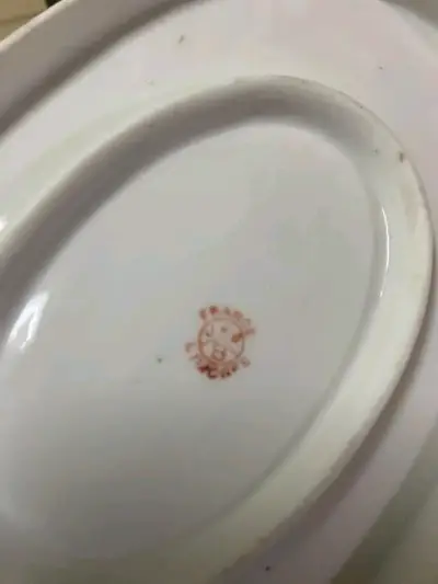 Sopera de porcelana con diseño floral vintage - miniatura 4