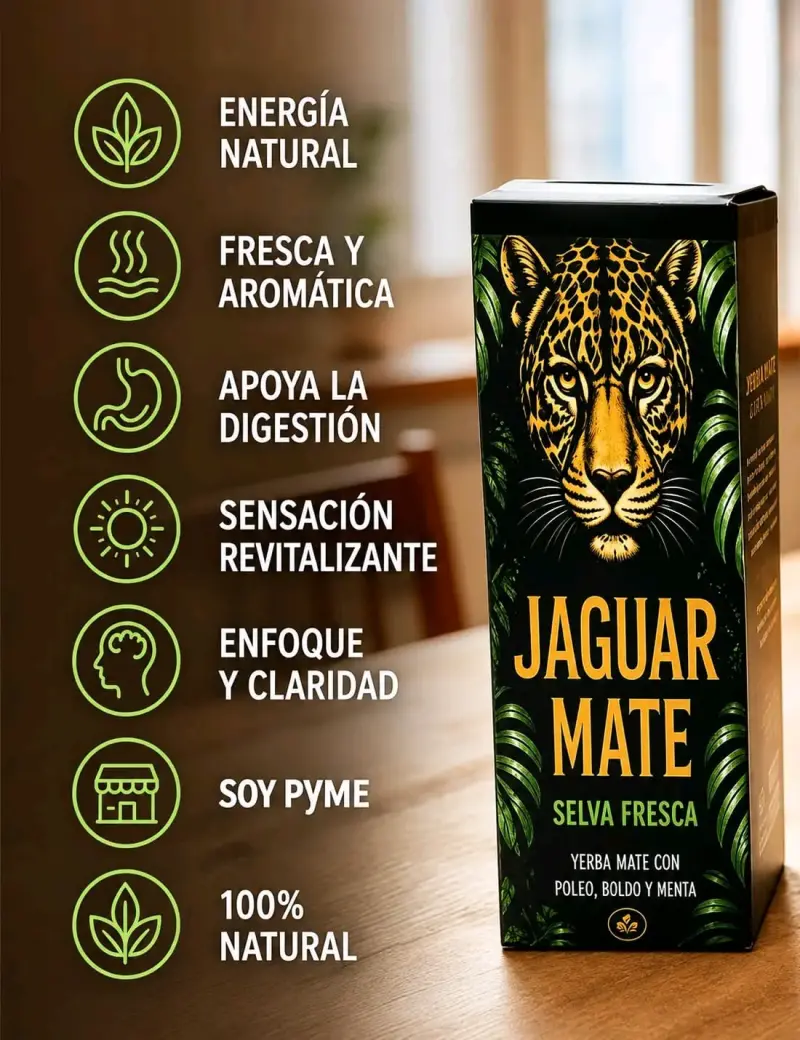 Yerba Mate Jaguar Mate Selva Cálida - 5