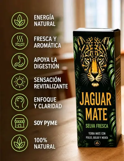 Yerba Mate Jaguar Mate Selva Cálida - miniatura 5