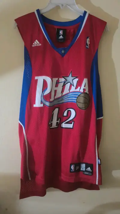 Camiseta NBA Philadelphia 76ers Adidas Roja - miniatura 1