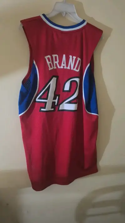 Camiseta NBA Philadelphia 76ers Adidas Roja - miniatura 2