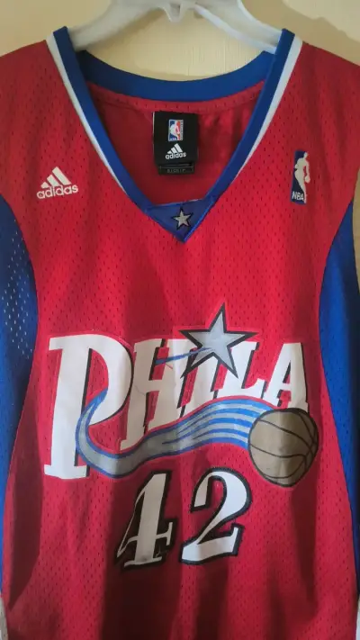 Camiseta NBA Philadelphia 76ers Adidas Roja - miniatura 4