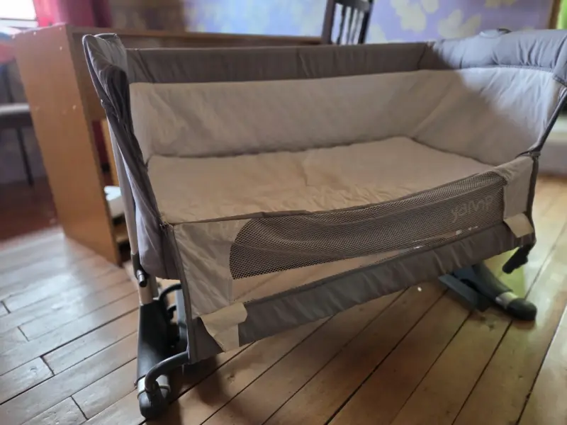 Cuna colecho gris para bebé Joovy - 2