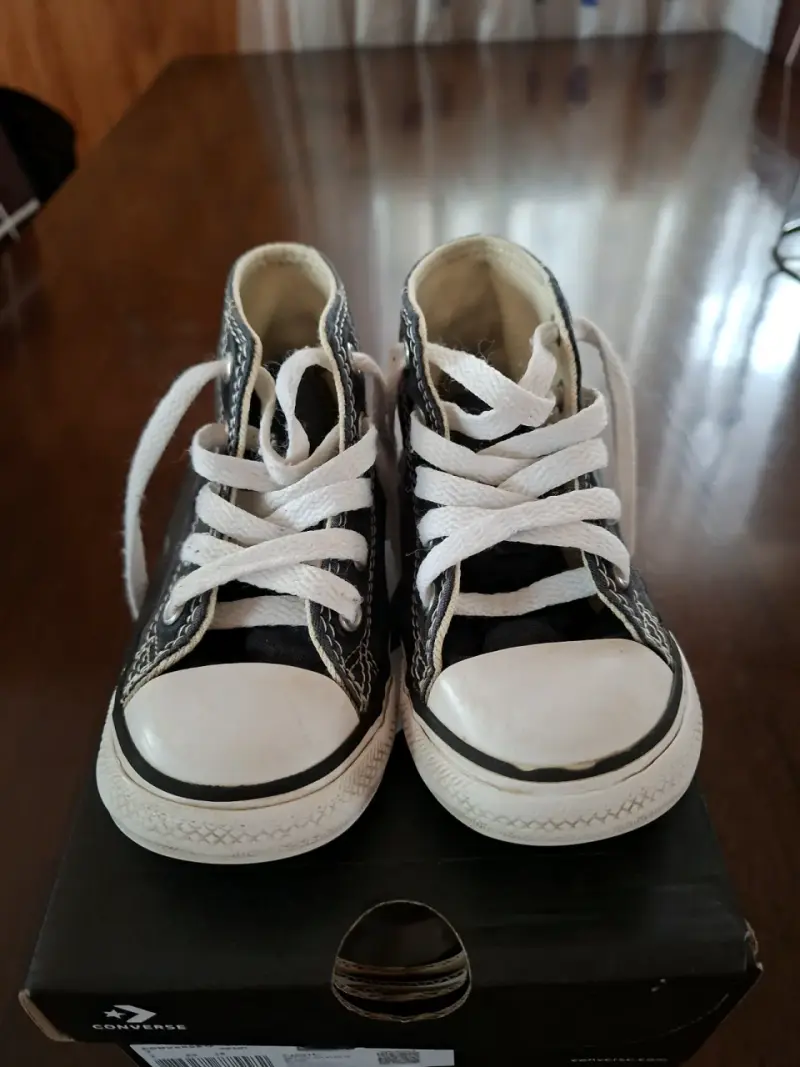 Zapatillas Converse Chuck Taylor All Star Hi Negras para Niños - 3