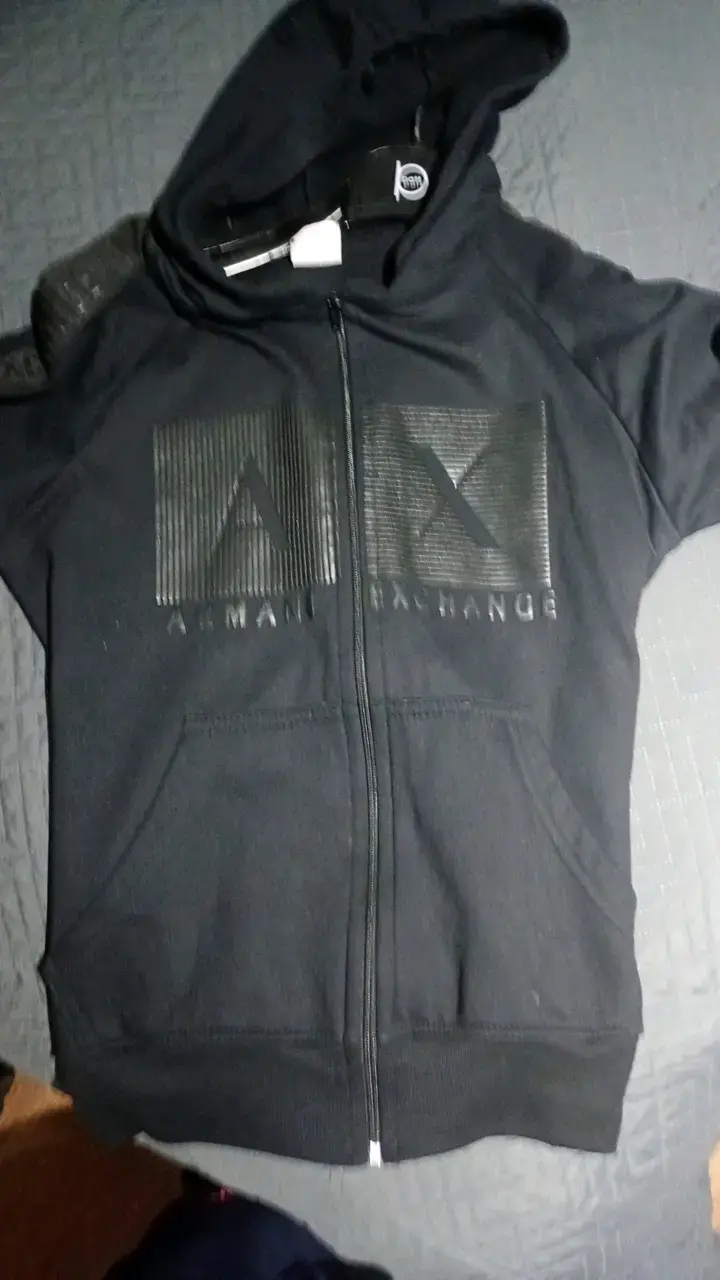 Polerón negro con capucha Armani Exchange - 2
