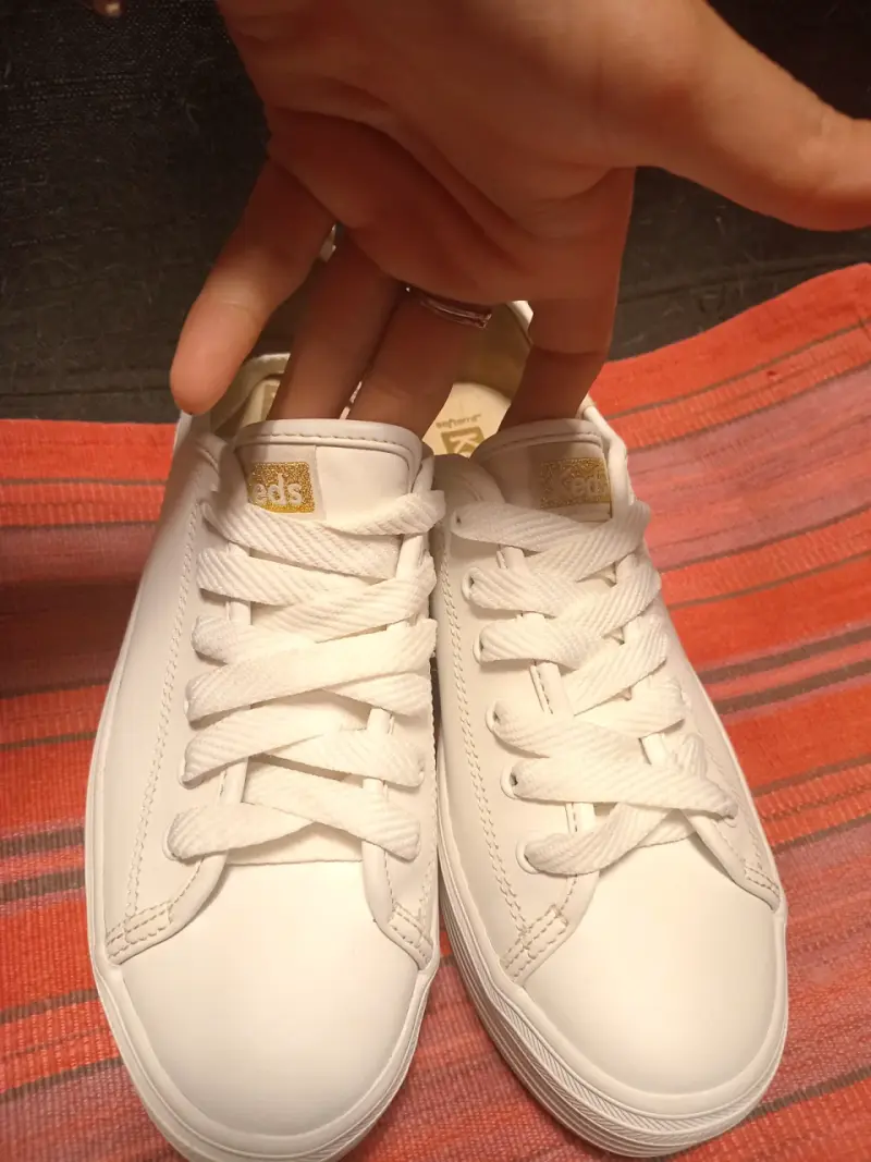 Zapatillas blancas Keds Triple Up Leather para niña - 3